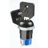 APEM Keylock Switch DPDT 4A 4-Way Latching Common-Key Round Bezel LK69GB126M3