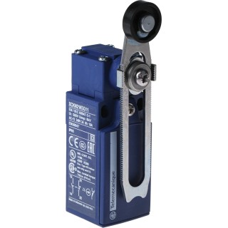 Telemecanique Sensors XCKN Series Roller Lever Limit Switch, 1 NO/1 NC, IP65 Plastic Housing, 240V AC, 10A 