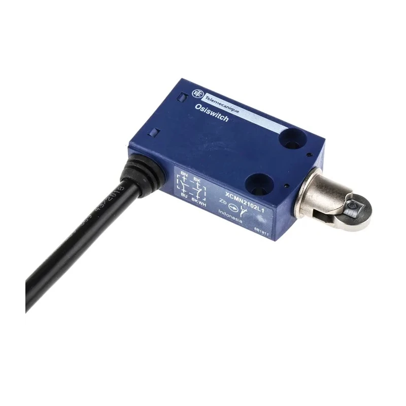 Telemecanique Sensors OsiSense XC Series Roller Plunger Limit Switch, DP, IP65, Plastic Housing, 240V AC, 6A XCMH2102L1