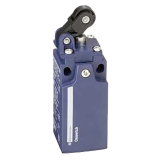 Telemecanique Sensors OsiSense XC Series Plunger Roller Lever Limit Switch, Double Pole, IP65, Plastic Housing XCKN2121G11