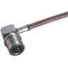 Huber+Suhner QMA Series Coaxial Connector Cable Male QMA, 50 Ω Impedance, Right Angle Body Crimp 16_QMA-50-3-2/133_NE