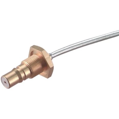 Huber+Suhner QMA Series Coaxial Connector Panel Mount Female QMA, 50 Ω, Straight Body Crimp 24_QMA-50-2-2/133_NE