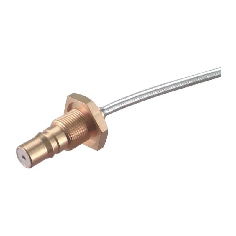 Huber+Suhner QMA Series Coaxial Connector Panel Mount Female QMA, 50 Ω, Straight Body Crimp 24_QMA-50-2-2/133_NE