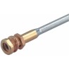 Huber+Suhner MMCX Series Coaxial Connector Panel Mount Female MCX, 50 Ω, Straight Body Crimp 24_MMCX-50-1-1/111_OE