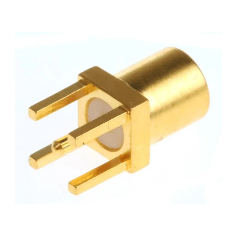 Huber+Suhner MMBX Series Coaxial Connector Through Hole Female MCX 50 Ω 6 GHz Straight Body Solder 82_MMCX-50-0-1/111_NE