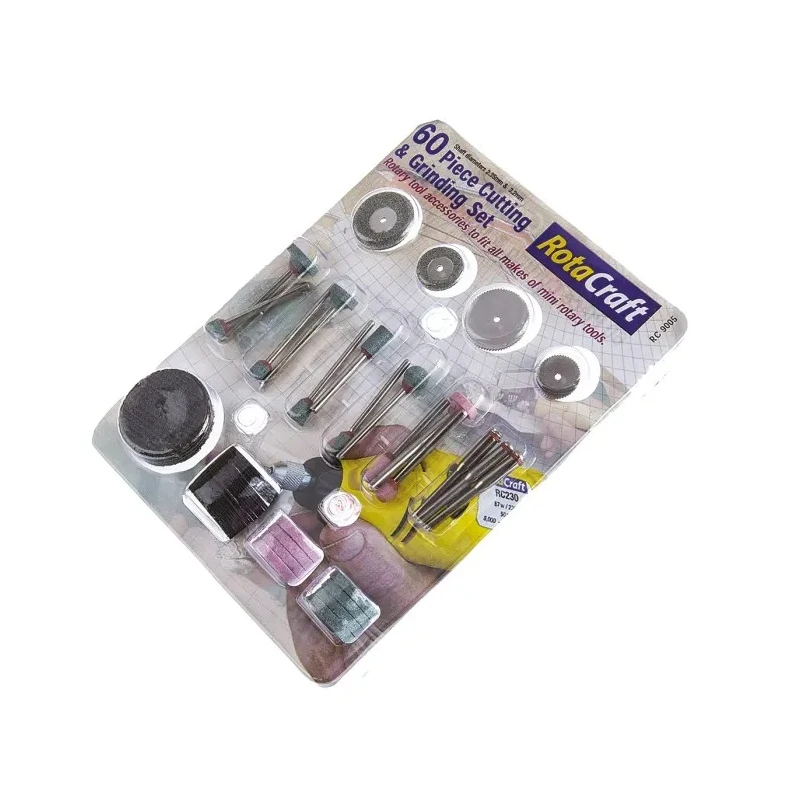 RS PRO 60-Piece Multitool Accessory Kit for Use with Dremel Tools 612-9595