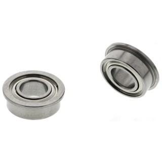 NMB Double Row Deep Groove Ball Bearing Flanged Shielded 4 mm ID 8 mm OD 3 mm Race Width DDLF-840ZZHA1P25LY121