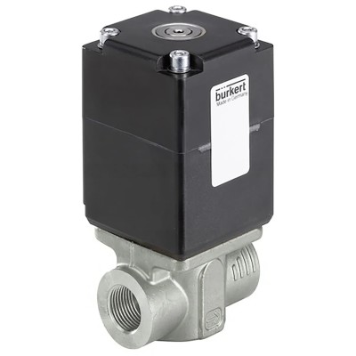 Burkert Proportional Solenoid Valve 2 Port NC, 24V DC, Stainless Steel Body, 3 mm Orifice Diameter 239087