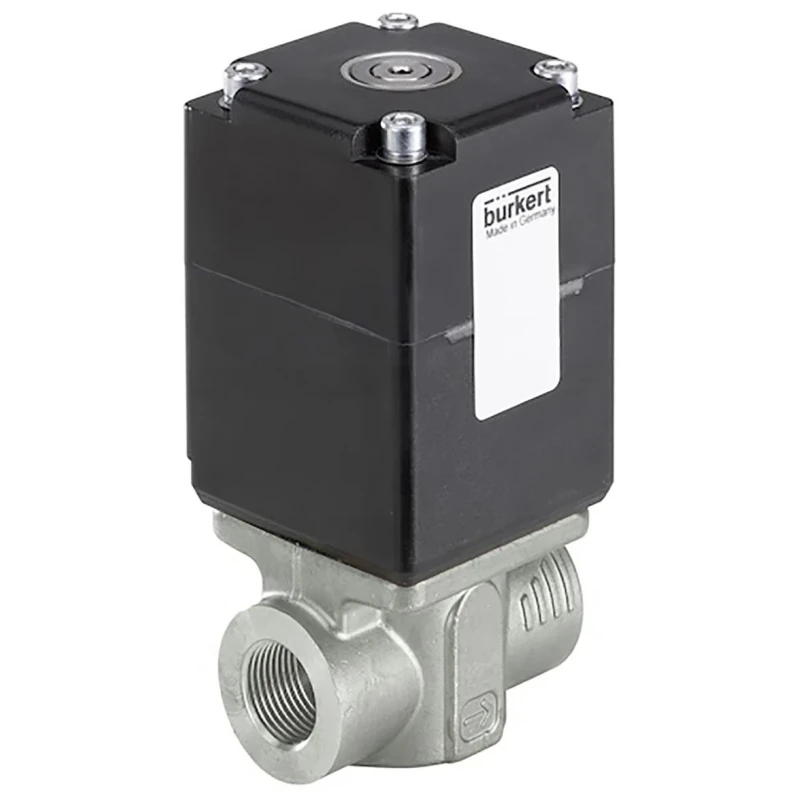 Burkert Proportional Solenoid Valve 2 Port NC 24V DC Stainless Steel 12.7 mm 239091