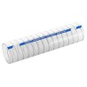 Contitech Armorvin HNA Polyvinyl Chloride Hose Pipe 38 mm ID, 47 mm OD, 5 m Length, Clear, Galvanised Steel 9130400380000