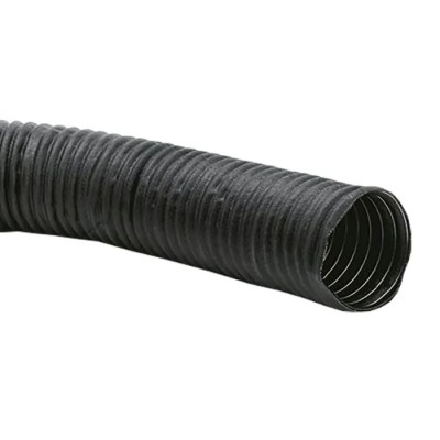 Contitech Black Neoprene Reinforced Flexible Ducting 125 mm Inside Diameter 2 m Length 841125