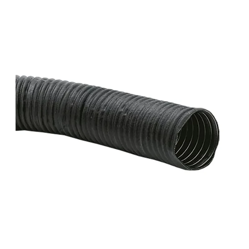 Contitech Black Neoprene Reinforced Flexible Ducting 125 mm Inside Diameter 2 m Length 841125