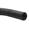 Contitech Black Neoprene Reinforced Flexible Ducting 125 mm Inside Diameter 2 m Length 841125