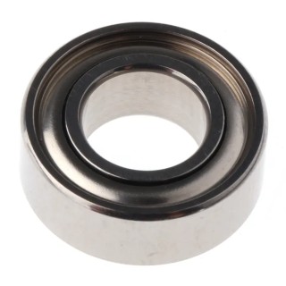 NMB Double Row Deep Groove Ball Bearing 7 mm ID, 14 mm OD, 5 mm Race Width, Shielded DDL-1470ZZMTRA1P24LY121