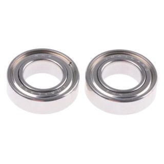 NMB Double Row Deep Groove Ball Bearing 9 mm ID, 17 mm OD, 5 mm Width, Shielded Steel Cage DDL-1790ZZRA5P25LY121