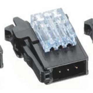 TE Connectivity 4-Way RITS Connector Male for Cable, 1 Row 2-1473562-4