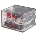 RS PRO Plug-in Power Relay 12V DC Coil 12A Switching Current 4PDT 1.5W Coil Power 40.8x27.4x35mm 613-3780
