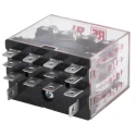 RS PRO Plug-in Power Relay 12V DC Coil 12A Switching Current 4PDT 1.5W Coil Power 40.8x27.4x35mm 613-3780