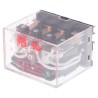 RS PRO Plug-in Power Relay 240V AC Coil 12A Switching Current 4PDT 613-3796