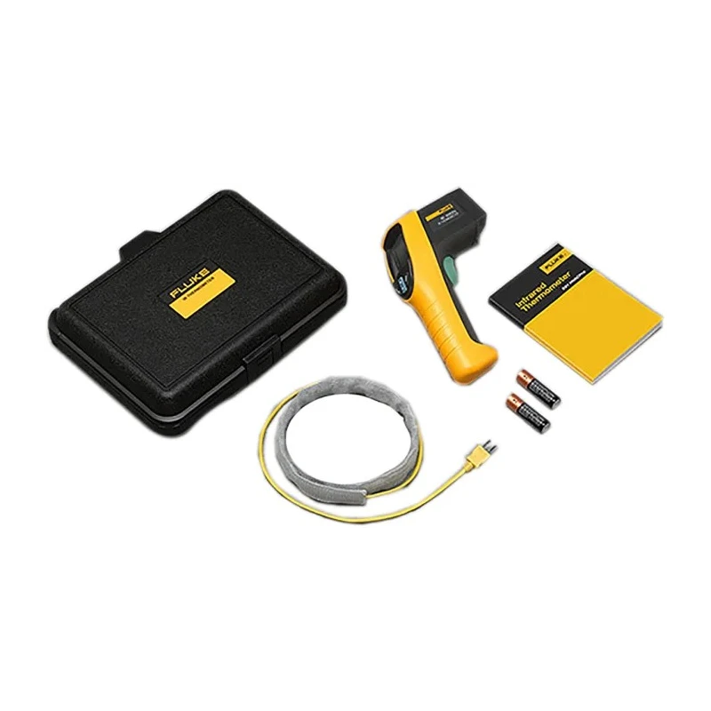 Fluke Infrared Thermometer Bundle, -40 °C to +550 °C, ±1% Accuracy, Adjustable Emissivity, AA Battery Powered 2558118