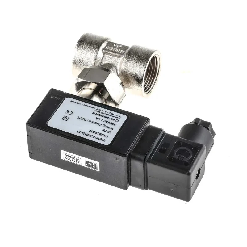 RS PRO Paddle Flow Switch for Liquid, 7.5L/min Min, 10L/min Max, 250V AC, 5A, Nickel Plated Brass Body, Model 613-4222