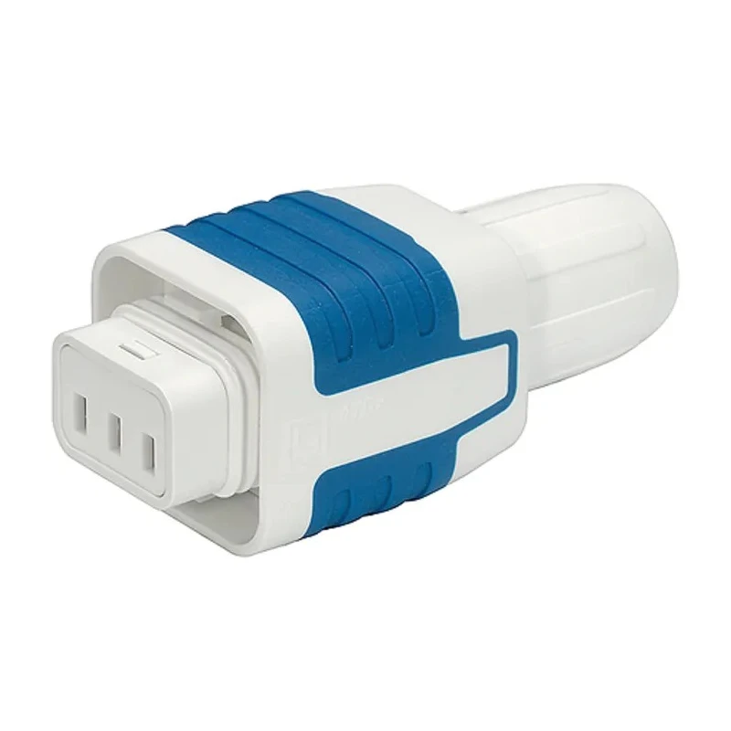 Schurter S15 Straight Cable IEC Connector, 250V 15A Male Rewireable Wire Termination 4312.0010
