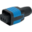 Schurter S15 Straight Cable IEC Connector, 250V Male, 15A 4312.0003