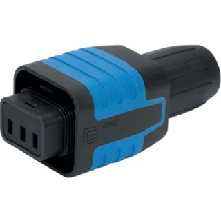 Schurter S15 Straight Cable IEC Connector, 250V Male, 15A 4312.0003