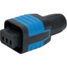 Schurter S15 Straight Cable IEC Connector, 250V Male, 15A 4312.0003