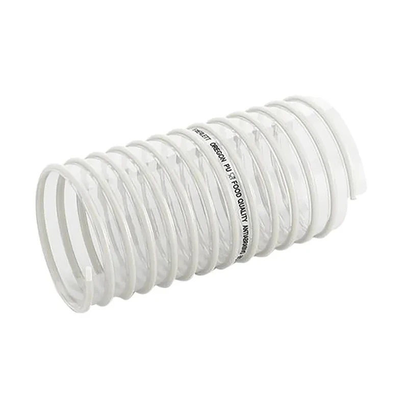 Contitech Clear Polyvinyl Chloride Reinforced Flexible Ducting, 10 m, 38 mm OD, Bend Radius 32 mm, Model 9110030320000