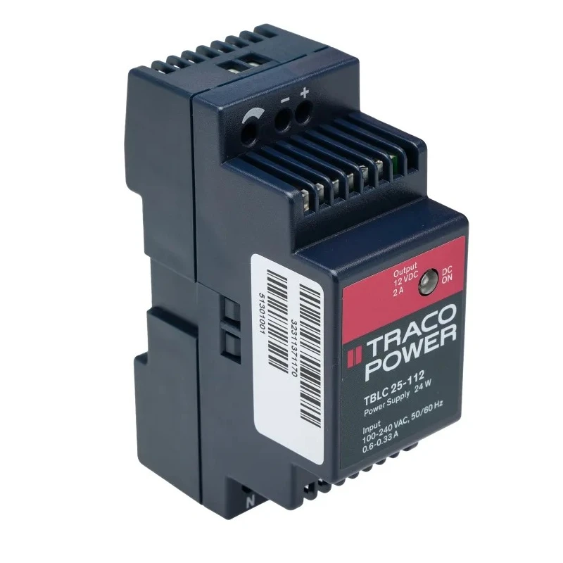 TRACOPOWER Switched Mode DIN Rail Power Supply 264V AC Input, 16V DC 2A Output 24W TBLC 25-112
