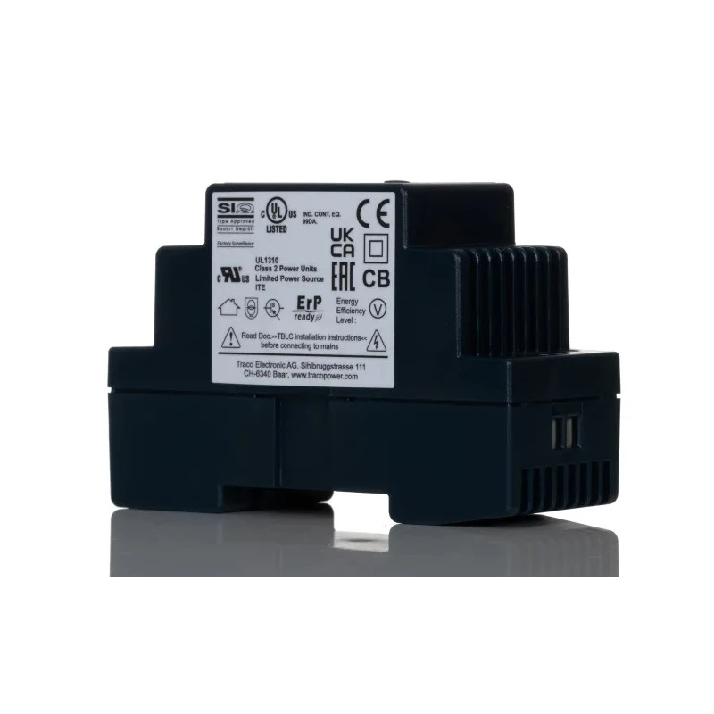 TRACOPOWER TBLC Switched Mode DIN Rail Power Supply 85-264V AC Input 28V DC 1.05A 25W TBLC 25-124