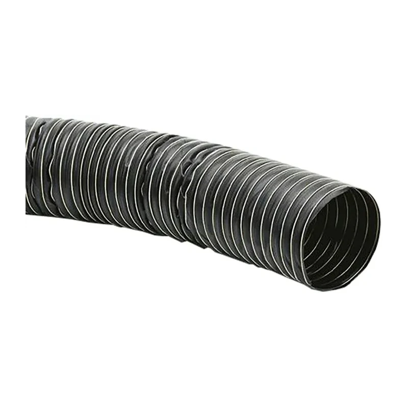 Contitech Black Neoprene Reinforced Flexible Ducting 102 mm ID, 4 m Length, UK Origin 841NG1M102