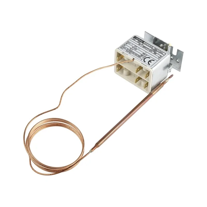 Jumo Capillary Thermostat Safety Temperature Monitor Panel Mount 230V AC 16A 602021/0001