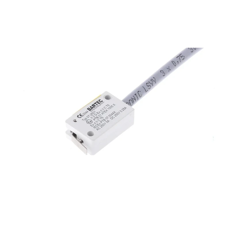 Bartec Plunger Limit Switch, SPDT, IP54, Duroplast Housing, 250V AC, 5A 