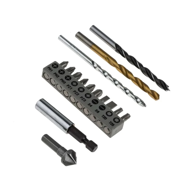 Bosch 30-Piece Multi-Material Twist Drill Bit Set, 1.5 mm Min to 8 mm Max, HSS 2607019324