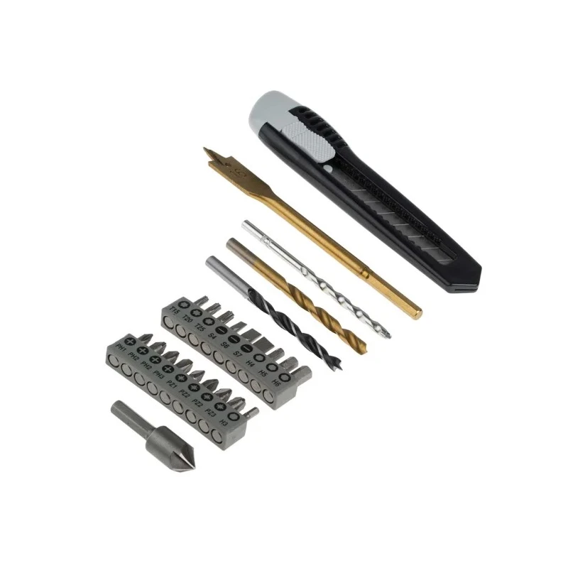 Bosch 50-Piece Multi-Material HSS Drill Bit Set 1.5 mm to 22 mm 2607019327
