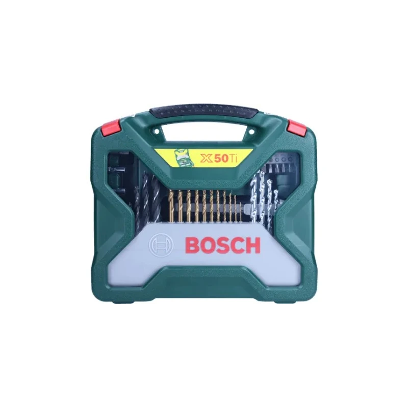 Bosch 50-Piece Multi-Material HSS Drill Bit Set 1.5 mm to 22 mm 2607019327
