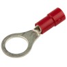 RS PRO Insulated Ring Terminal M8 Stud Size 22 AWG 16 AWG Wire Size Vinyl Insulation Copper Tin Plating Red 613-9299