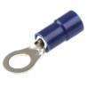 RS PRO Insulated Ring Terminal M5 Stud Blue Vinyl Insulation 14-16 AWG Wire Size 613-9312
