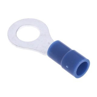 RS PRO Insulated Ring Terminal M6 Stud Size 16 AWG 14 AWG Wire Size Blue 613-9328