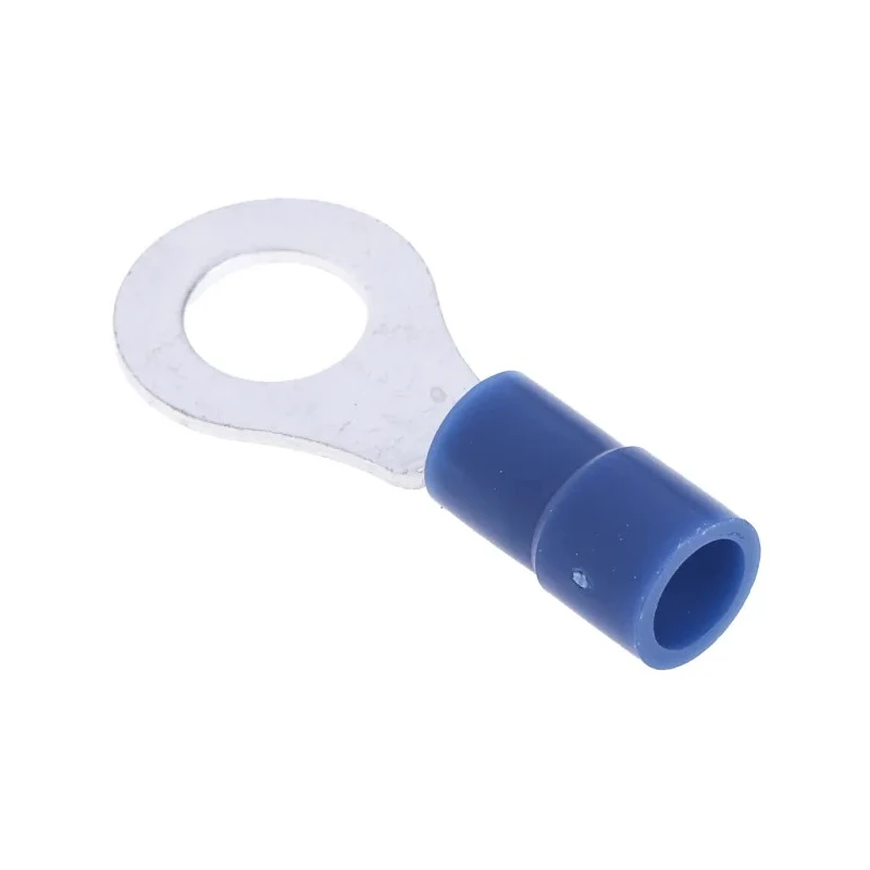 RS PRO Insulated Ring Terminal M6 Stud Size 16 AWG 14 AWG Wire Size Blue 613-9328