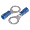 RS PRO Insulated Ring Terminal M7 Stud Size 16 AWG 14 AWG Wire Size Blue 613-9340