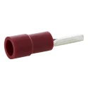 RS PRO Insulated Tin Crimp Pin Connector 22 AWG to 16 AWG, 1.9 mm Pin Diameter, 10 mm Pin Length, Red 613-9716