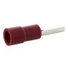RS PRO Insulated Tin Crimp Pin Connector 22 AWG to 16 AWG, 1.9 mm Pin Diameter, 10 mm Pin Length, Red 613-9716