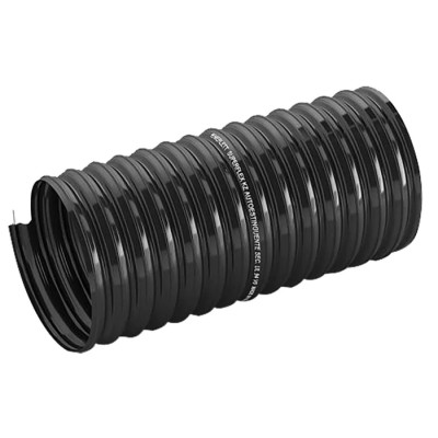 Contitech Black Polyvinyl Chloride Reinforced Flexible Ducting 75 mm Inside Diameter 83 mm Outside Diameter 10 9130090767610