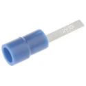 RS PRO Insulated Crimp Blade Terminal 13 mm Blade Length, 16 AWG to 14 AWG, Blue 613-9722