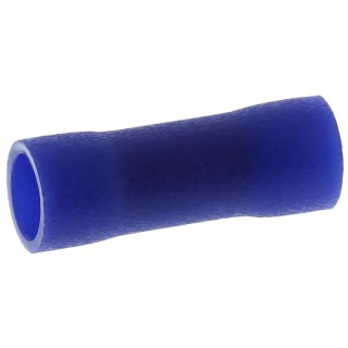 RS PRO Parallel Splice Connector Blue Insulated 14 AWG 16.5mm Length Copper Contact Vinyl Insulation 613-9738