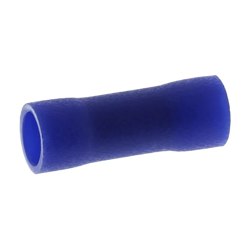 RS PRO Parallel Splice Connector Blue Insulated 14 AWG 16.5mm Length Copper Contact Vinyl Insulation 613-9738