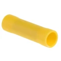 RS PRO Insulated Tin Plated Copper Butt Splice Connector Yellow Vinyl 10 AWG 613-9766